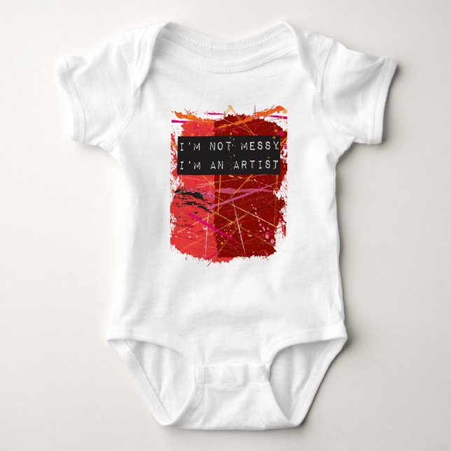 Body Para Bebê Artista (Frente)