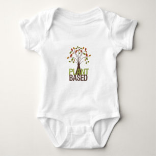 Body Para Bebê Árvore baseada planta da queda