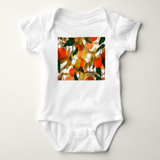 Body Para Bebê Árvore das tangerinas: padrão suculento e sem cost