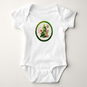 Body Para Bebê Árvore de Natal e Whimsey