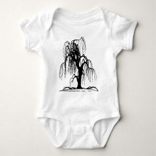 Body Para Bebê Árvore de salgueiro Weeping