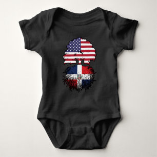 Body Para Bebê Árvore Dominicana Americana