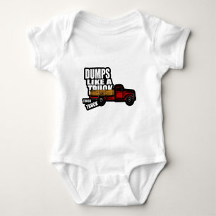 Body Para Bebê As descargas gostam de um caminhão