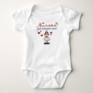 Body Para Bebê As enfermeiras dão t-shirt e presentes dos