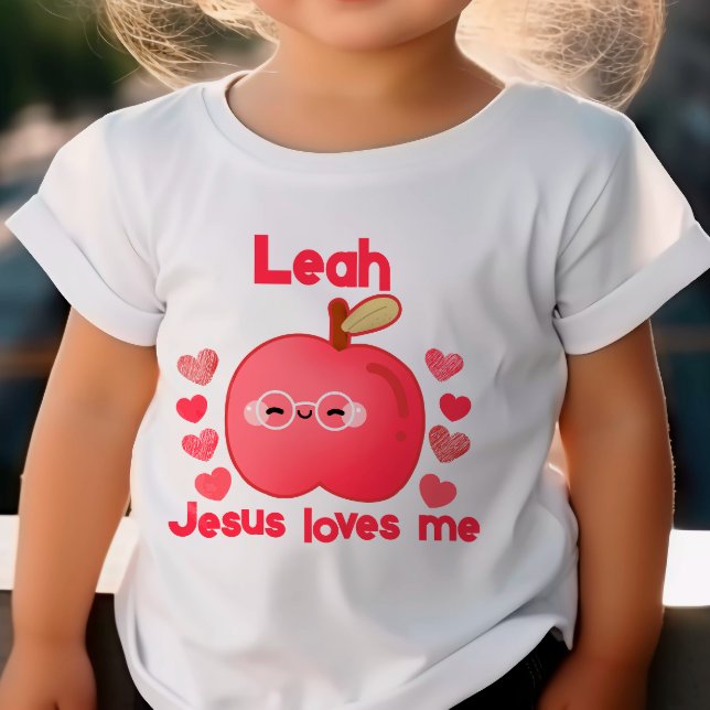 Body Para Bebê As roupas do bebê Jesus me ama (Criador carregado)