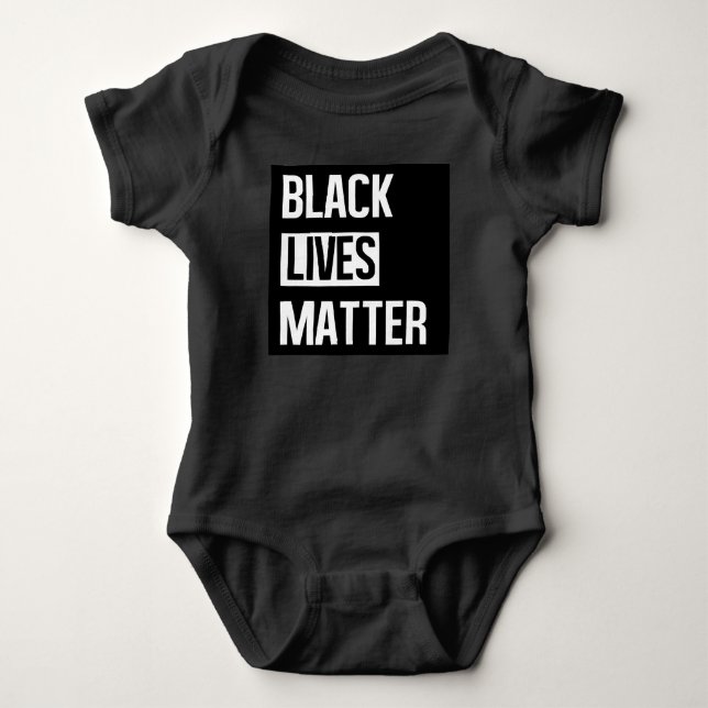 Body Para Bebê As Vidas Negras Importam (Frente)