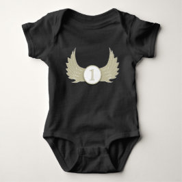 Body Para Bebê Asas (Idade 1) - Bodysuit Jersey de Bebê