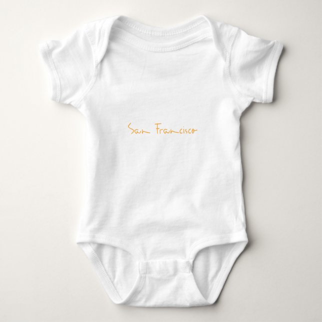 Body Para Bebê Assinatura da CA de São Francisco (Frente)