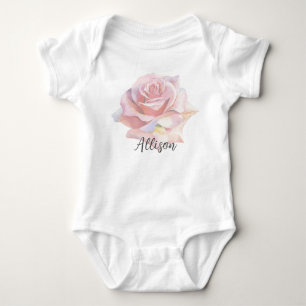 Body Para Bebê Assinatura Rosa Rosa da Casa de Campo