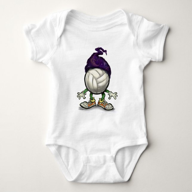Body Para Bebê Assistente de Voleibol (Frente)