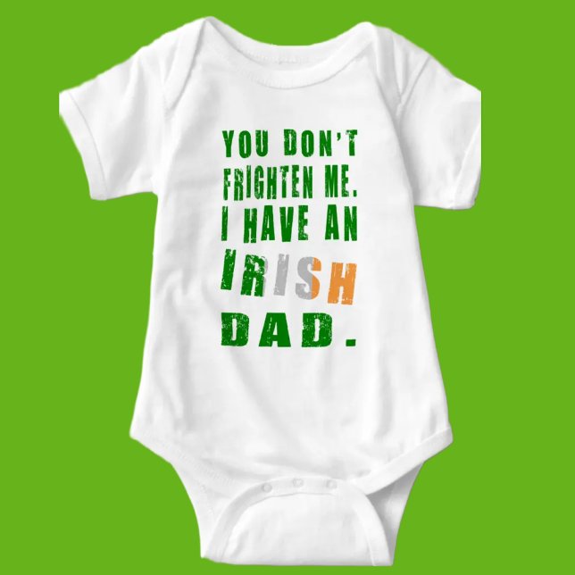 Body Para Bebê Assustar Pai Irlandês (Criador carregado)