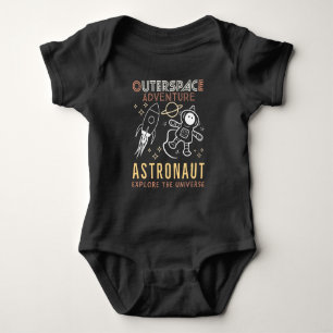 Body Para Bebê Astronauta Baby T-Shirt