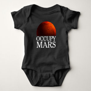 Body Para Bebê Astronauta Espacial do Occupy Mars