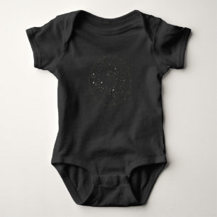 Body Para Bebê Astronomia Sky Map Stars Constelação de Horósco