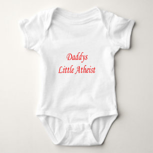 Body Para Bebê Ateu pequeno de Daddys