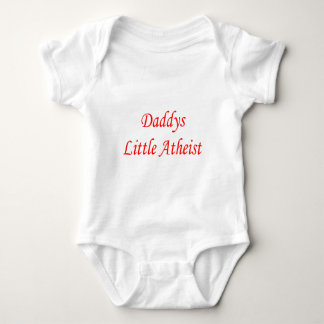 Body Para Bebê Ateu pequeno de Daddys