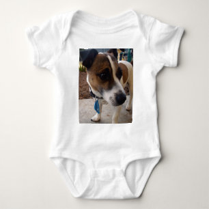 Body Para Bebê Atração do Cão Fox Terrier,