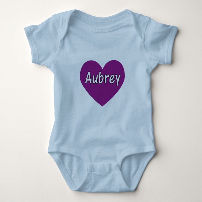 Body Para Bebê Aubrey (Frente)