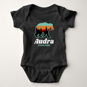 Body Para Bebê Audra Virginia State Park Bear Retro Vintage