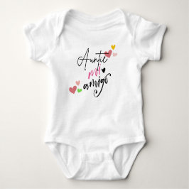 Body Para Bebê Auntie mi amigo baby clothes gift 