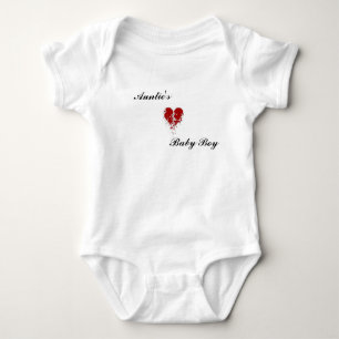 Body Para Bebê Auntie's Boy onsie