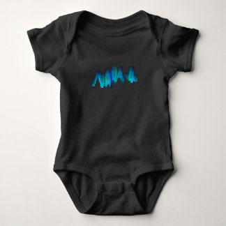 Body Para Bebê Aurora Borealis - Luzes Polares