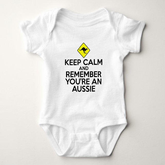 Body Para Bebê Austrália legal (Frente)