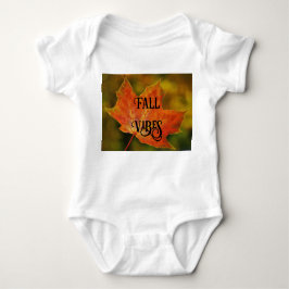 Body Para Bebê Autumn Leaf Fall Vibes Baby Bodyfato