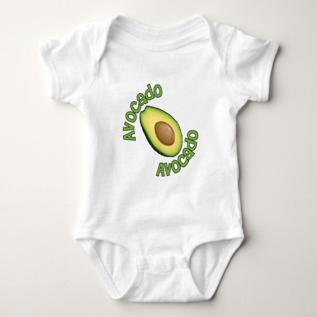 Body Para Bebê Avacodo Avacado (Frente)