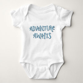 Body Para Bebê Aventura Aguarda Bebê Bodysuit
