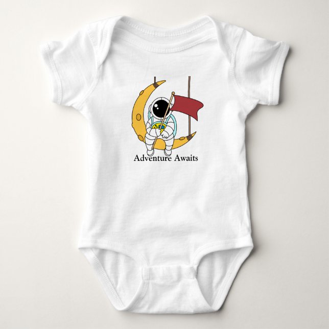 Body Para Bebê Aventura Espera  (Frente)