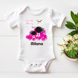 Body Para Bebê avestruz