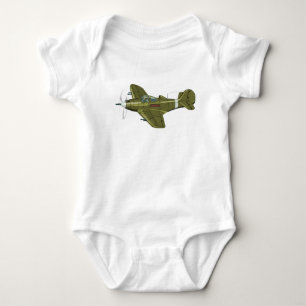Body Para Bebê Avião-caça-retrógrado