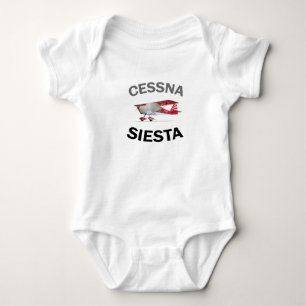 Body Para Bebê Avião de Cessna, bodysuit engraçado do bebê