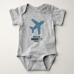 Body Para Bebê Avião "Futuro Piloto"