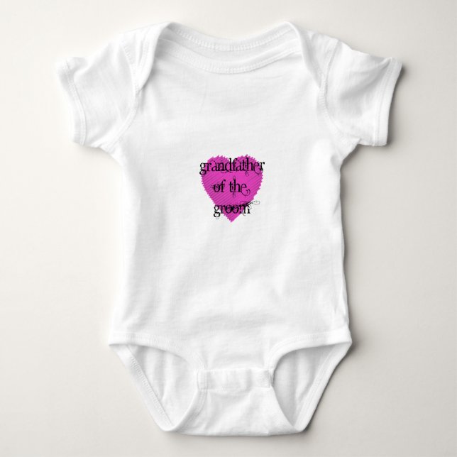 Body Para Bebê Avô do Groom (Frente)