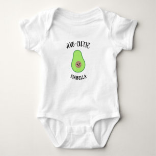 Body Para Bebê Avocado Avo-Cutie - Criança Personalizada
