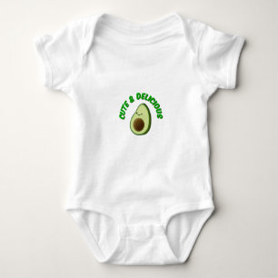 Body Para Bebê Avocado Bonito E Delicioso