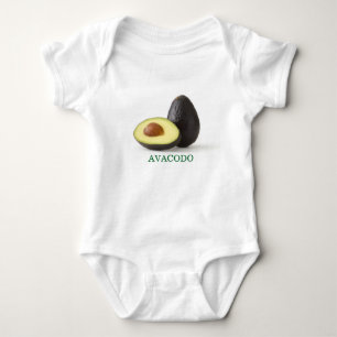 Body Para Bebê "Avocado Vibes"