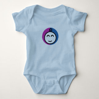 Body Para Bebê Azul de traje