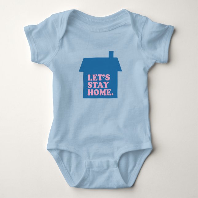 Body Para Bebê Azul para Vamos (Frente)