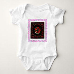 Body Para Bebê Azul-rosa, Heranças Brancas do Amor