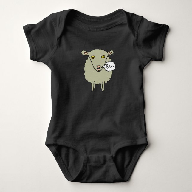 Body Para Bebê Baa Sheep (Frente)