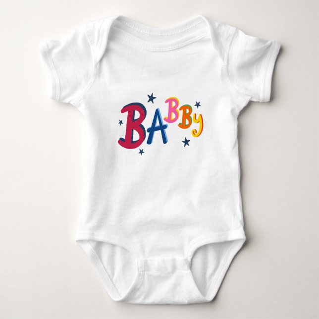 Body Para Bebê BABBY Black Country Words Baby Bodydress (Frente)