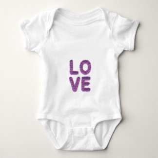 Body Para Bebê Babete de Bebê Love – Design de Coração Fofo | Ado