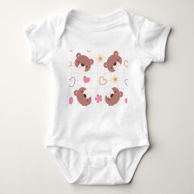 Body Para Bebê Babies Bear (Frente)