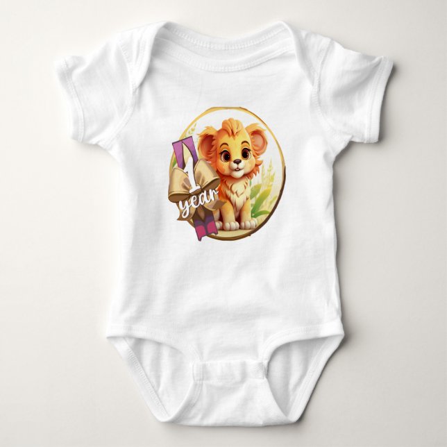 Body Para Bebê Baby - 1 year (Frente)