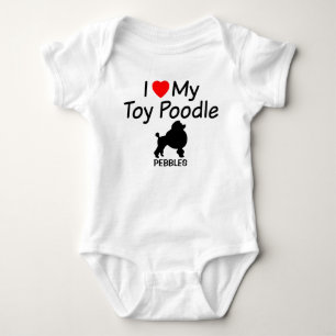 Body Para Bebê Baby ama Toy Poodle Dog