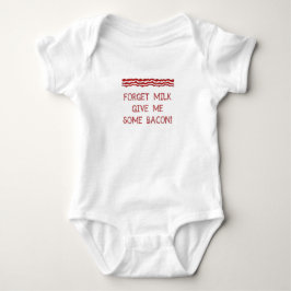 Body Para Bebê Baby Bacon Onsie