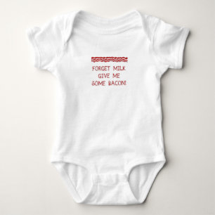 Body Para Bebê Baby Bacon Onsie